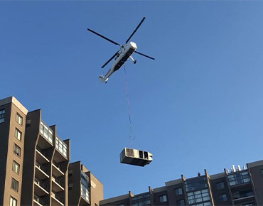 Huntsville Helicopter HVAC Lift