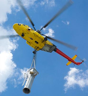 Huntsville Helicopter Cell Tower Lift